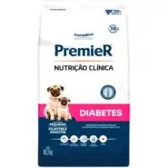 Ração Premier Pet Nutrição Clínica Diabetes para Cães Adultos e Filhotes Pequeno Porte - 10,1Kg