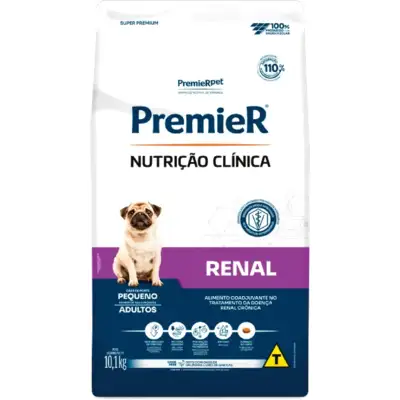 Ração Premier Nutrição Clínica Renal para Cães Adultos Porte Pequeno