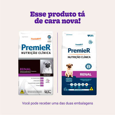 Ração Premier Nutrição Clínica Renal para Cães Adultos Porte Pequeno