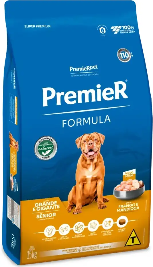 Ração Seca Premier Formula Frango para Cães Porte Grande e Gigante - 15Kg