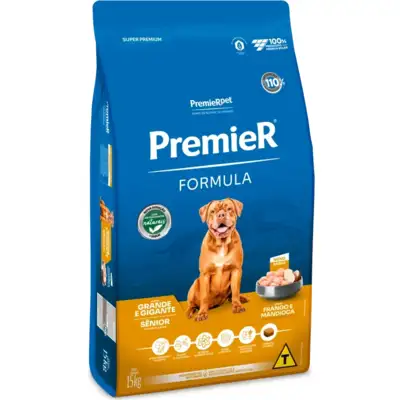 Ração Seca Premier Formula Frango para Cães Porte Grande e Gigante