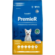 Ração Premier Pet Ambientes Internos Cães Filhotes Frango e Salmão - 2,5Kg