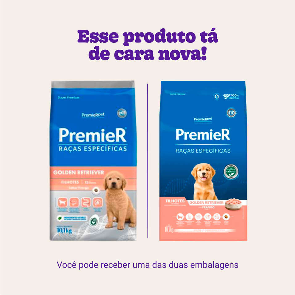 Ração Seca Raças Especificas Golden Retriver Filhote - 10,1Kg