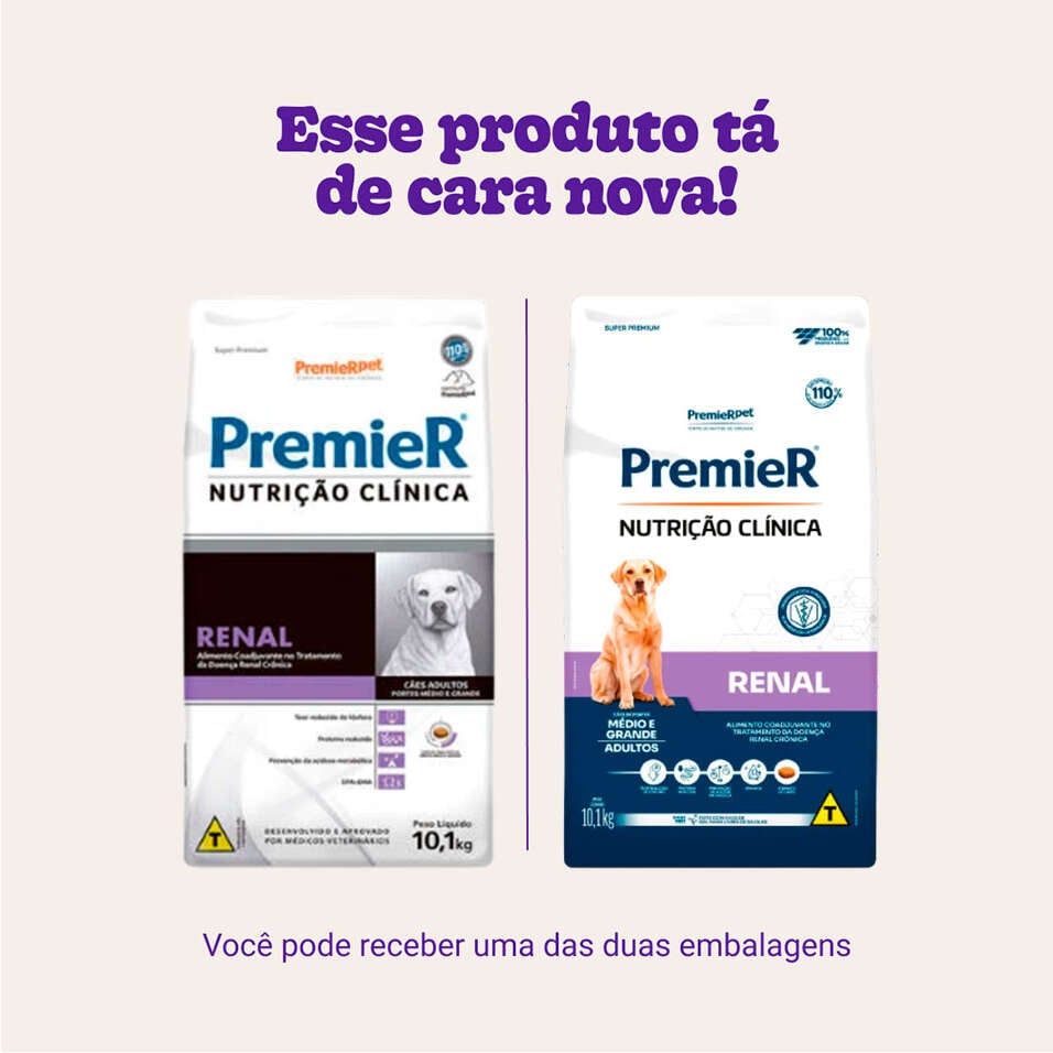 Ração Seca PremieR Nutrição Clínica Renal Estágios Iniciais para Gatos Adultos - 1,5Kg
