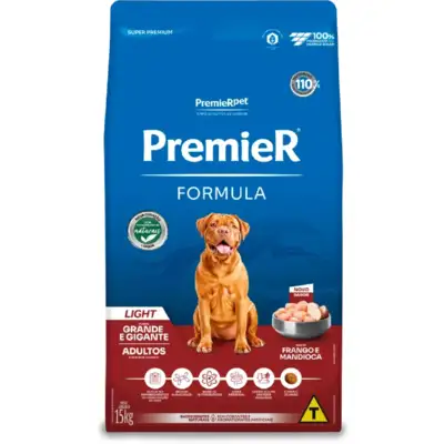 Ração Premier Formula Raças Grandes Adultos Light
