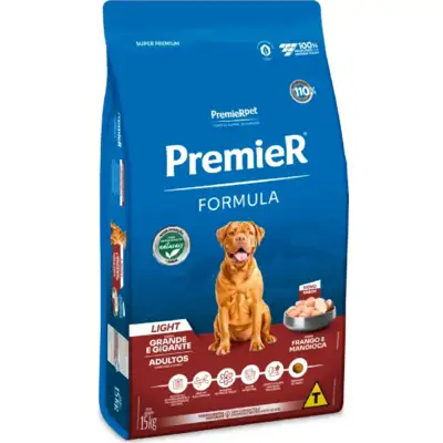 Ração Premier Formula Raças Grandes Adultos Light