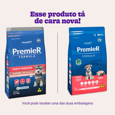 Ração Premier Pet Cães Filhotes Raças Pequenas - 2,5 Kg