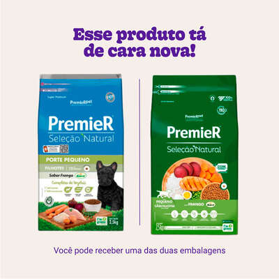 Ração Premier Seleção Natural para Cães Filhotes de Raças Pequenas