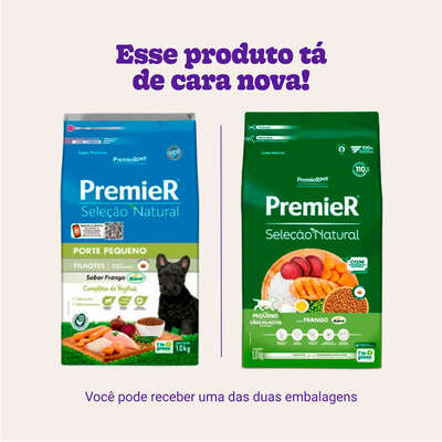 Ração Premier Seleção Natural para Cães Filhotes de Raças Pequenas