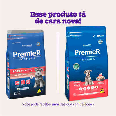Ração Premier Pet Cães Filhotes Raças Pequenas - 1 Kg