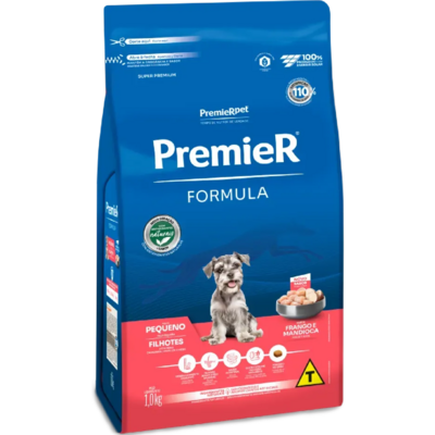 Ração Premier Pet Cães Filhotes Raças Pequenas - 1 Kg