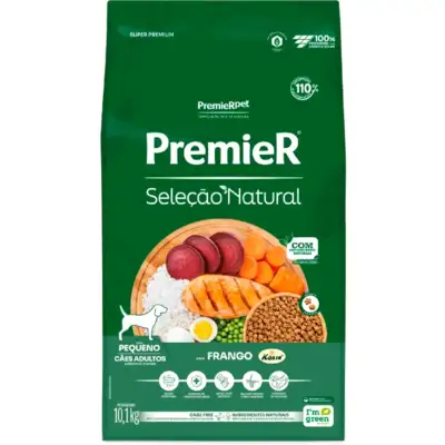 Ração Premier Seleção Natural para Cães Adultos de Porte Pequeno