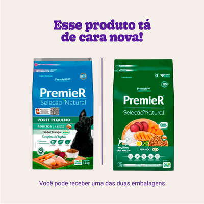 Ração Premier Seleção Natural para Cães Adultos de Porte Pequeno