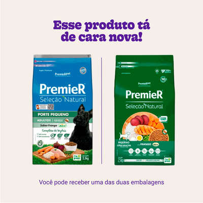 Ração Premier Seleção Natural para Cães Adultos de Porte Pequeno