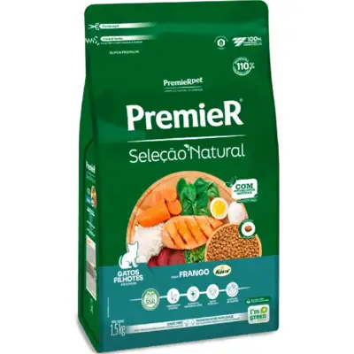 Ração Premier Seleção Natural para Gatos Filhotes Até 12 Meses”