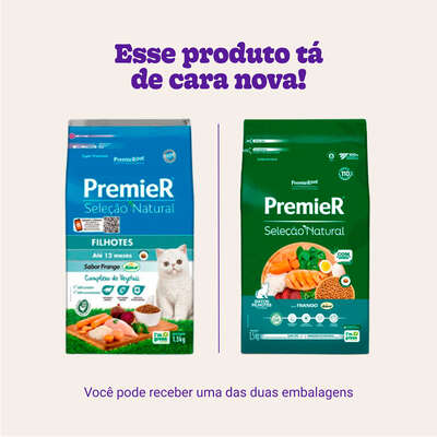 Ração Premier Seleção Natural para Gatos Filhotes Até 12 Meses”