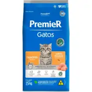 Ração Premier Pet Ambientes Internos Gatos Filhotes Frango - 7,5Kg