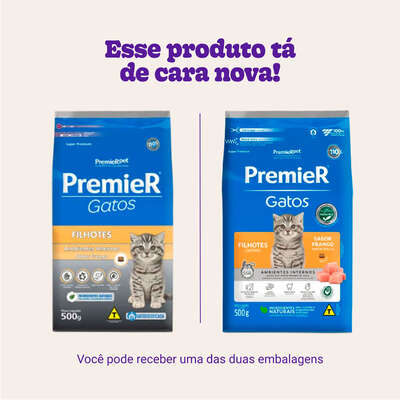 Ração Premier Pet Ambientes Internos Gatos Filhotes Frango