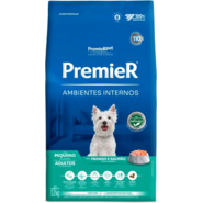 Ração Premier Pet Ambientes Internos Cães Adultos Frango e Salmão - 12Kg