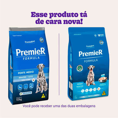 Ração Premier Pet Formula Frango Cães Adultos Raças Médias - 15 Kg