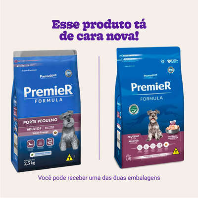 Ração Premier Pet Formula Cães Adultos Raças Pequenas - 2,5 Kg