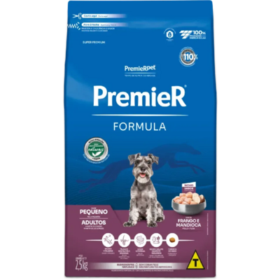 Ração Premier Pet Formula Cães Adultos Raças Pequenas - 2,5 Kg