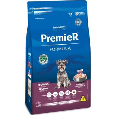 Ração Premier Pet Formula Cães Adultos Raças Pequenas - 2,5 Kg