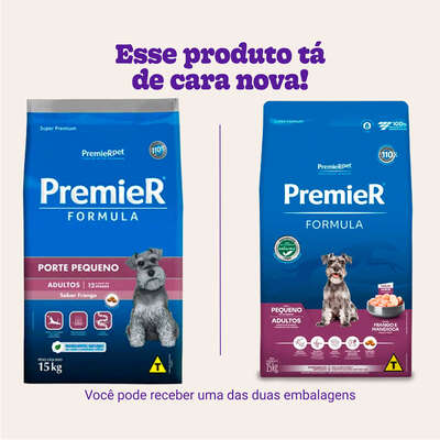 Ração Premier Pet Formula Cães Adultos Raças Pequenas - 15Kg