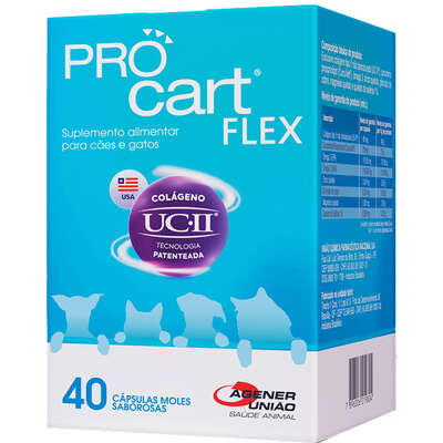 Suplemento Alimentar Agener União Pro Cart Flex para Cães e Gatos