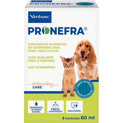 Suplemento Alimentar Virbac Pronefra para Cães e Gatos