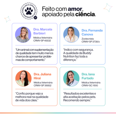 Suplemento Alimentar Buddy Nutrition Pele & Pelagem para Cães