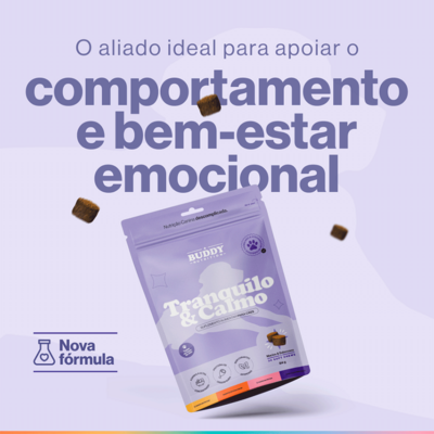 Suplemento Alimentar Buddy Nutrition Tranquilo & Calmo para Cães
