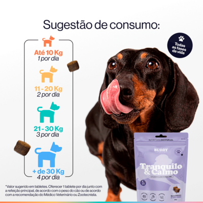Suplemento Alimentar Buddy Nutrition Tranquilo & Calmo para Cães