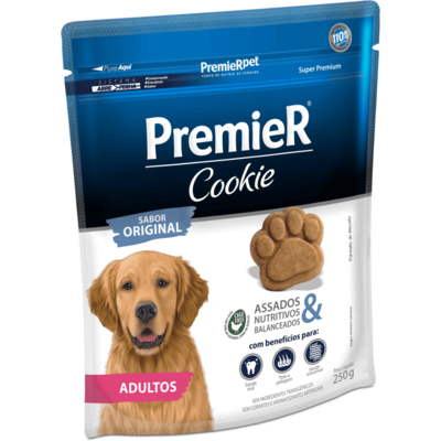 Biscoito PremieR Cookie para Cães Adultos Porte Médio e Grande Sabor Frango