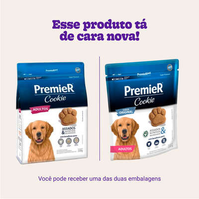 Biscoito PremieR Cookie para Cães Adultos Porte Médio e Grande Sabor Frango