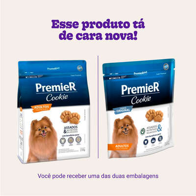Biscoito PremieR Cookie para Cães Adultos Porte Pequeno Sabor Original