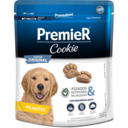Biscoito PremieR Cookie para Cães Filhotes Porte Médio e Grande Sabor Frango - 250g