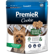 Biscoito PremieR Cookie para Cães Adultos Porte Pequeno Sabor Aveia e Coco - 250g