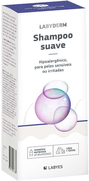 Shampoo Hipoalergênico Labyes Labyderm Floral para Cães e Gatos - 220 mL