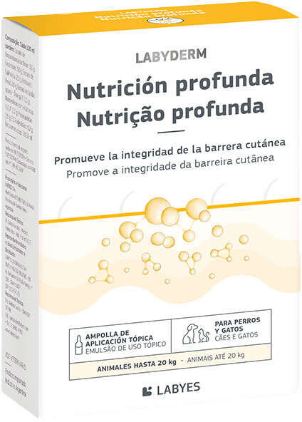 Nutrição Profunda Labyes Labyderm Floral para Cães e Gatos - 2 mL