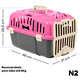 “Caixa de Transporte Joy Furacão Pet Rosa para Cães e Gatos