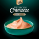 Petisco Sheba Cremoso Sabores Atum e Salmão, Frango e Camarão Gatos Adultos