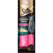 Petisco Sheba Cremoso Sabor Frango e Salmão Gatos Adultos - 2 Unidades
