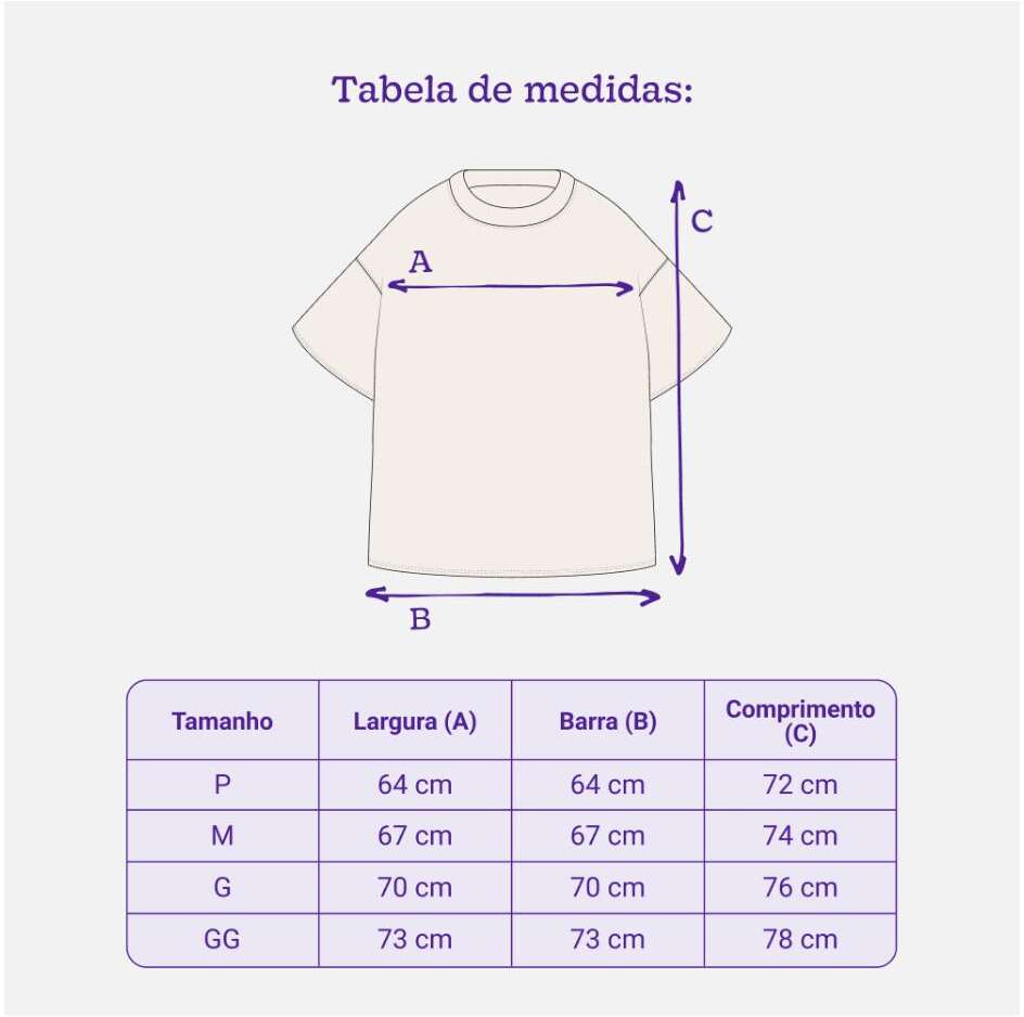 Camiseta Petlove Oversized - Tam.M