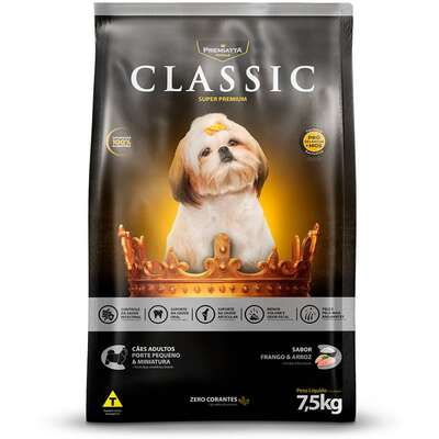 Ração Premiatta Classic Mini Bits para Cães de Raças Pequenas