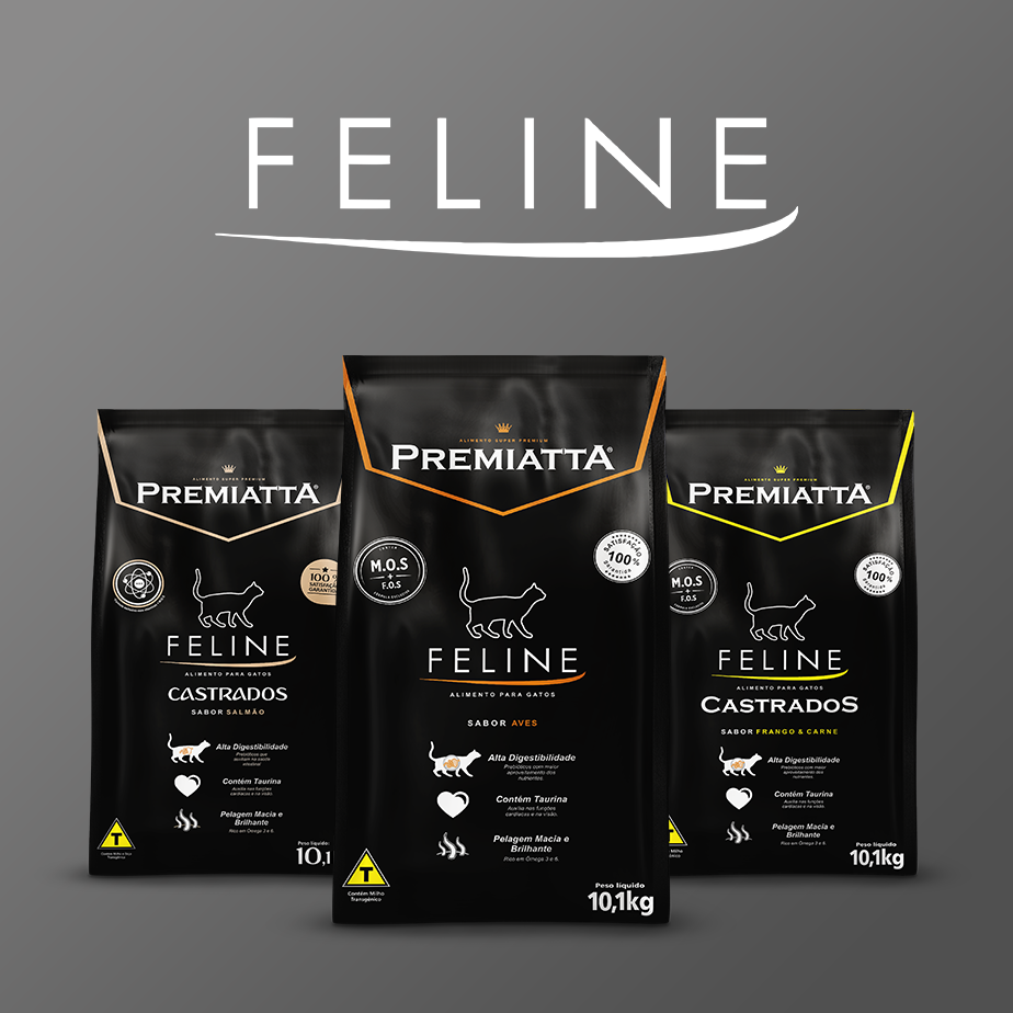 Ração Premiatta Feline para Gatos Castrados 10,1Kg - 10,1Kg