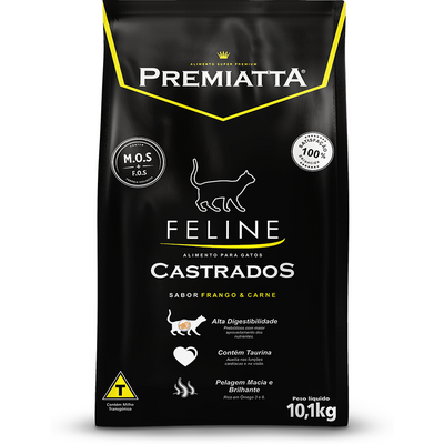 Ração Premiatta Feline para Gatos Castrados - 10,1 Kg