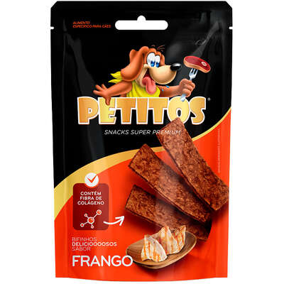 Bifinho Petitos para Cães Adultos Sabor Frango