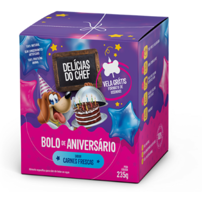 Kit Festa na Caixa Delícias do Chef para Cães