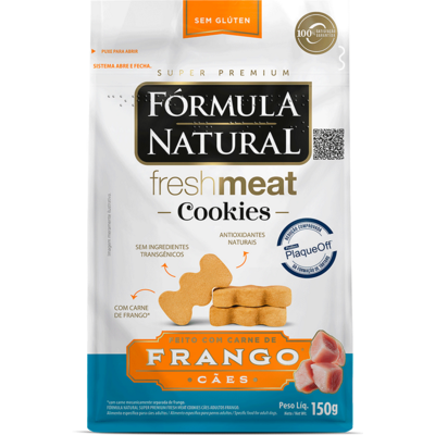 Cookies Fórmula Natural Fresh Meat para Cães Adultos sabor Frango”